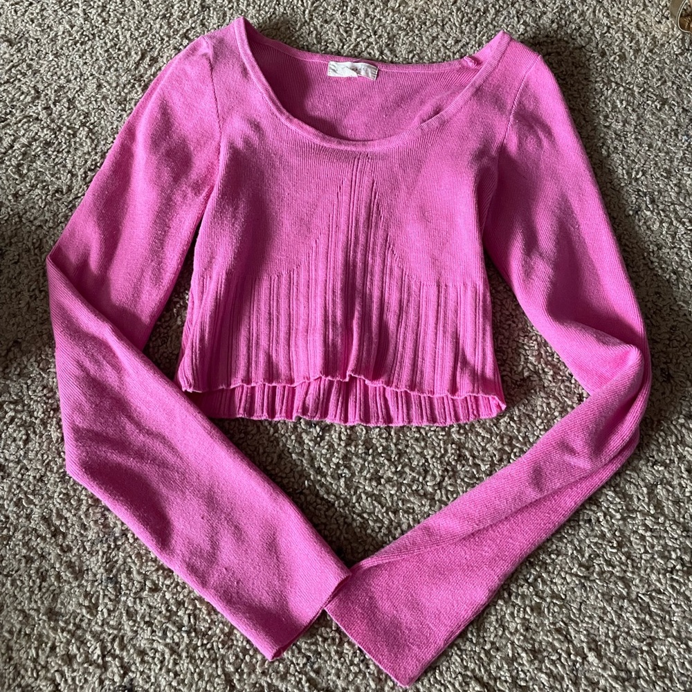 crop sweater top